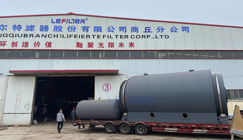 废轮胎炼油设备装车发货实拍