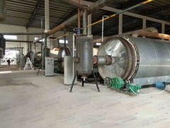 湖北客户订购6台废轮胎炼油设备现已试运行